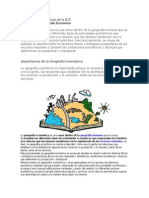 Definición e importancia de la geografía económica (GE