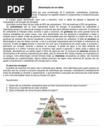 Alimentação de Um Atleta
