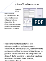 Arquitectura Von Neumann y su diferencia con Harvard