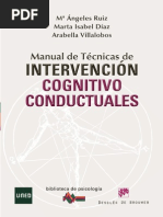 Manual de Técnicas de Intervención Cognitiva Conductuales