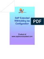 Extended Withholding Tax Configuration