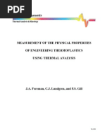 Thermal Analysis Engineering Thermoplastics
