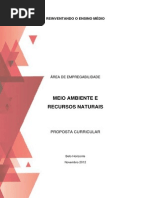 CBCE - Meio Ambiente e Recursos Naturais