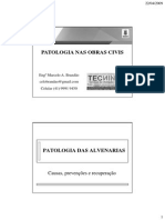 Parte 1 Patologia em Alvenarias