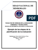 Trabajo de Las Etapas de Planificacion