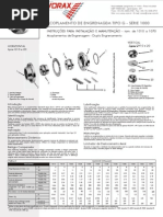 Acoplamento de Engrenagem Tipo G - Instalação e Manutenção
