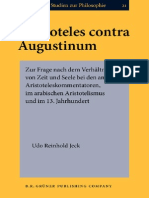Udo Reinhold Jeck Aristoteles Contra Augustinum 1994