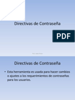 Clase 5 - Directivas Contraseña