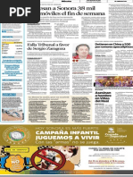 Periódico El Imparcial Página 2, 19 de Diciembre de 2012 Sección General. 