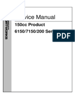 Service Manual for 150cc Product 6150/7150/200 Series /TITLE