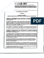 Ley 1474 de 2011 - 12 de Julio - Estatuto Anticorrupción