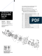 Seal Kit: 6000 Series Char-Lynn Disc Valve Motor - 006