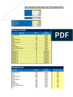 Recipe Calculator Template 4