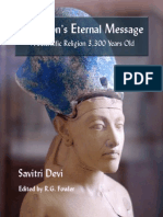 Akhnaton S Eternal Message by Savitri Devi
