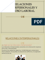 Relaciones Interpersonales y Acoso Laboral