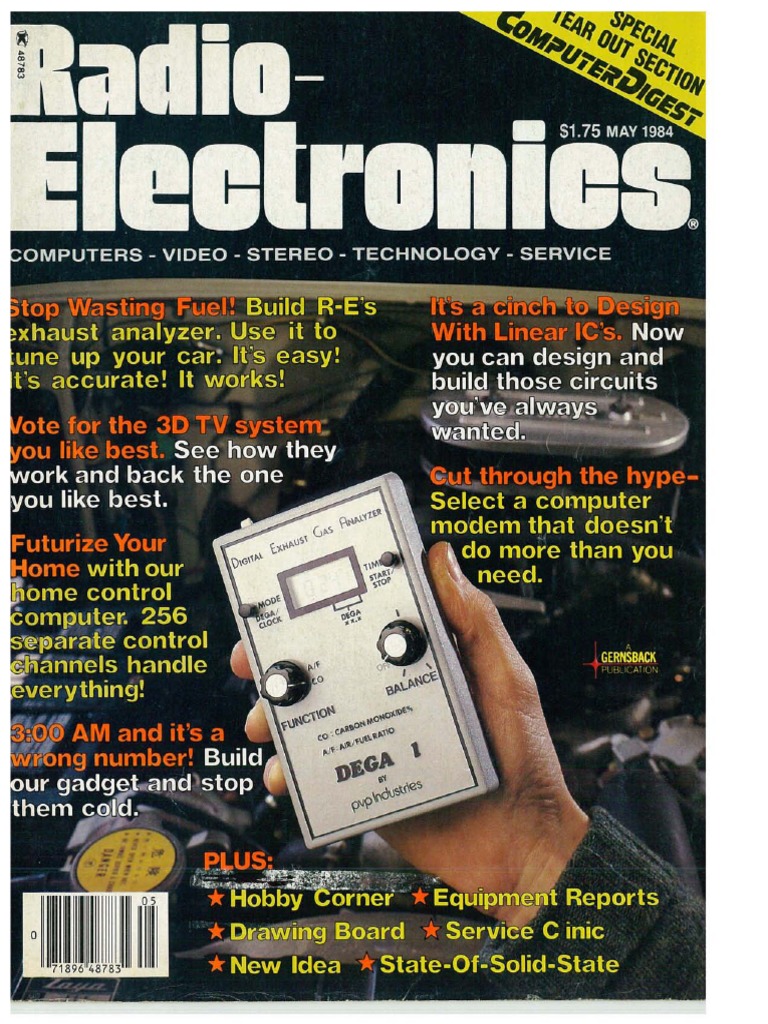 Re - 1984-05, PDF, Electrical Engineering