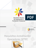 Láminas Soporte Acreditación Setec