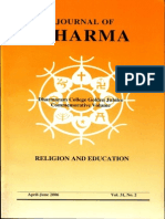 Journal of Dharma Apr. - June 2006 Vol. 31 No. 2