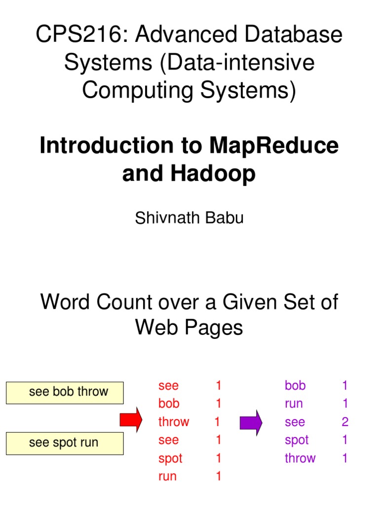 Introduction to MapReduce and Hadoop | PDF | Computers