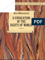 A Vindication of The Rights of Woman