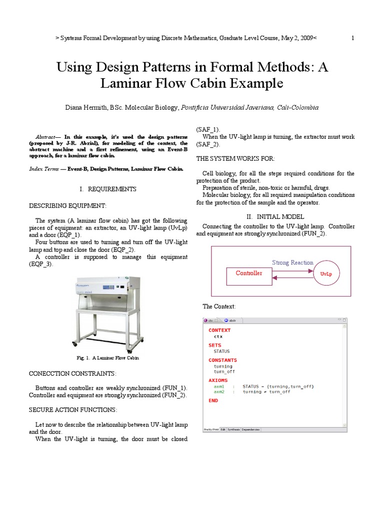 Formal Development of Laminar Flow Systems | PDF | Science And ...