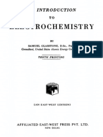 GLASSTONE 1942 BOOK 10thPrinting an Introduction to Electrochemistry Wip
