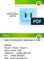 Financial Analysis On Marico Bangladesh Ltd.