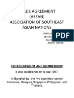 Trade Agreement (Asean) Association of Southeast Asian Nations