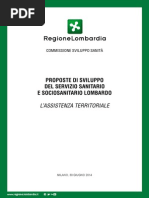 Appendice 1 - COMMISSIONE SVILUPPO SANITA' - L'Assistenza Territoriale