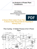Performance analysis of powerplant condenser