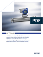 9080 Optimass 7300 Flowmeter Manual