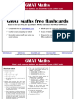 GMAT Maths Free Flashcards