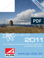 Alps Bike Tours Catalog 2011