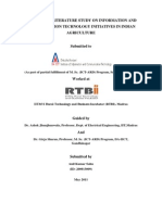 Information and Communication Technology (Ict) Initiatives in Indian Agriculture