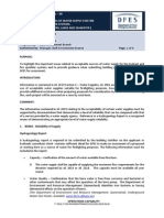 GL-06 Acceptable Sources of Water Supply For Hydrant and Fire Sprinkler Systems (Bore Dams Rivers Lakes and Seawater