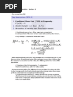 Applied Econometrics Notes