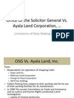 OSG Vs. Ayala Land Ruling on Parking Fees