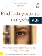 Eysenck H.H - Podpatrywanie Umysłu