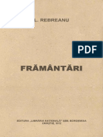 Liviu Rebreanu - Framantari - 1912