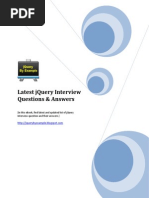 Latest Jquery Interview Questions & Answers