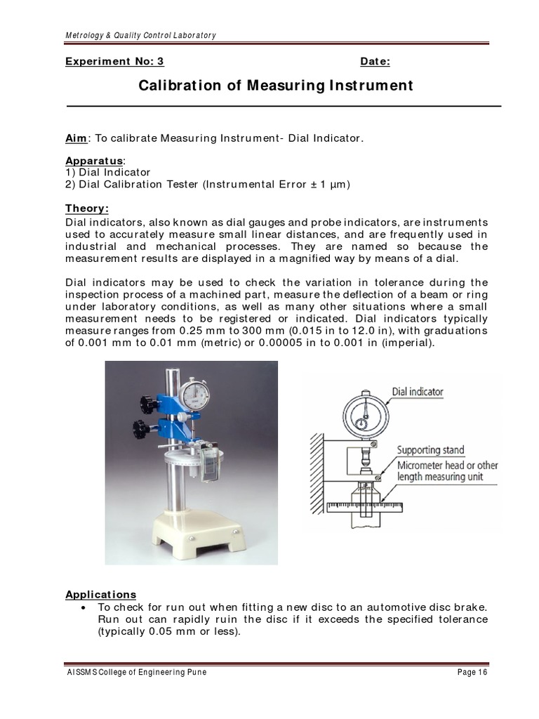 Exp No-3 | PDF | Calibration | Scientific Method