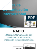 Medios de Comunicacin Interpersonal