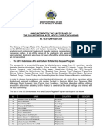 Indonezanska Kultura - Program