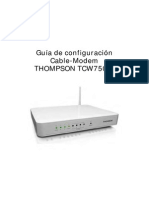 Guía de Configuración THOMPSON TCW750-4