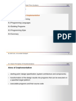 8 Implementation: 8.1 Basic Principles of Implementation