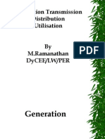Generation Transmission Distribution and Utilization of Electric Power