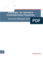 Antologia de Literatura Contemporanea Espanola
