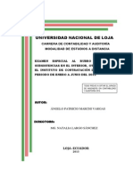 Examen Especial Al Rubro Viaticos y Subsistecias en El Inter