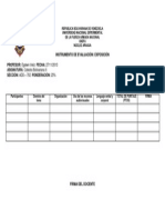 Instrumento de Eval. Exposicion