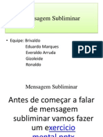 Trabalho - Mensagem Subliminar